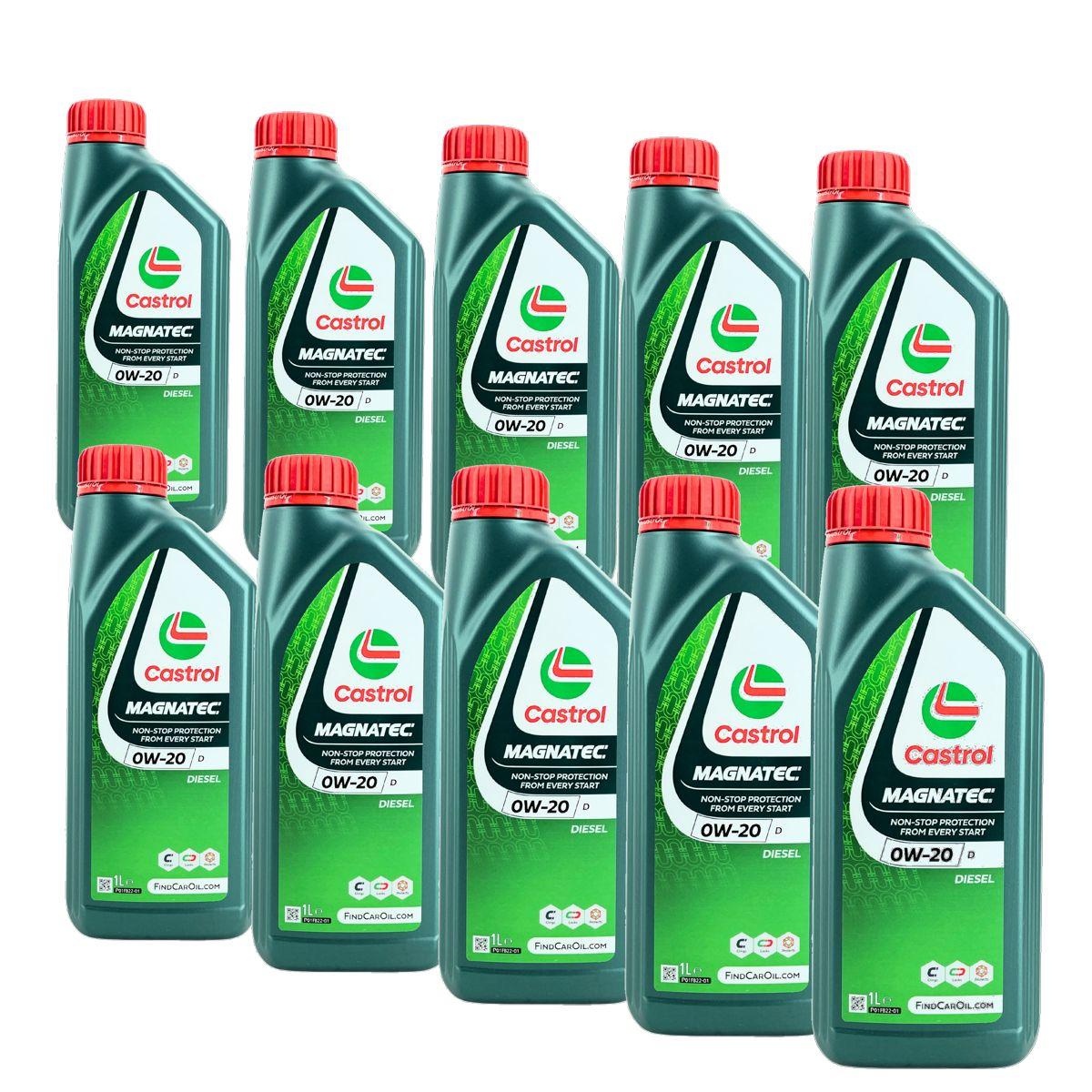 Castrol Magnatec Diesel 0W-20 10x1 Liter