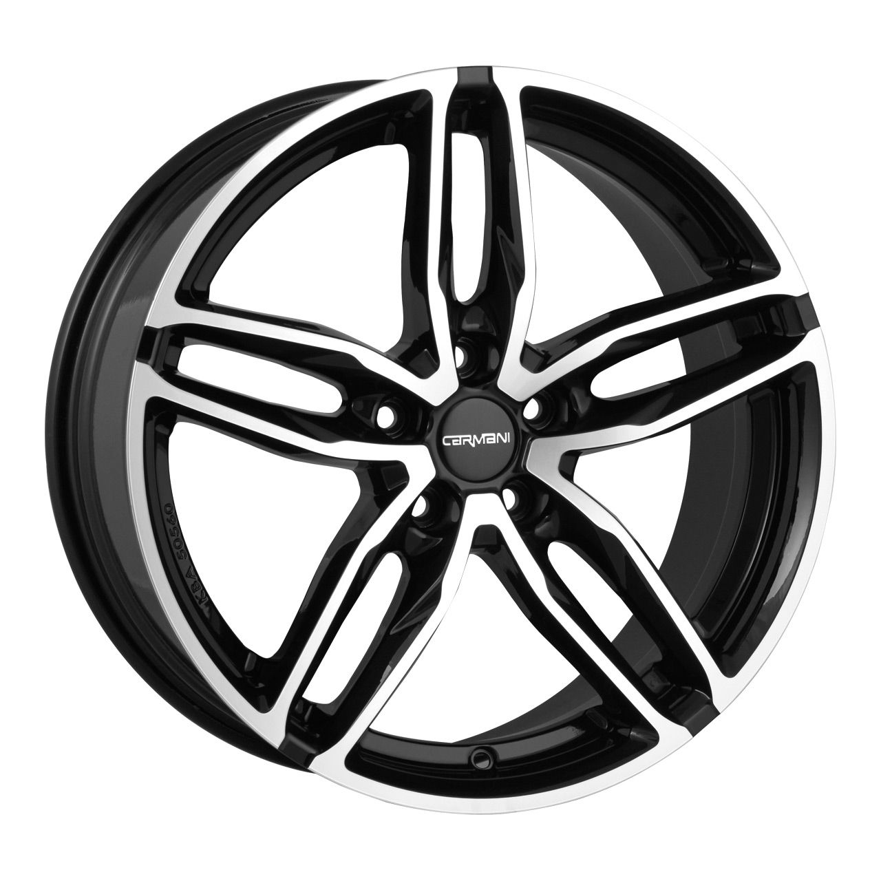 CARMANI 13 TWINMAX black polish 8.0Jx18 5x112 ET35