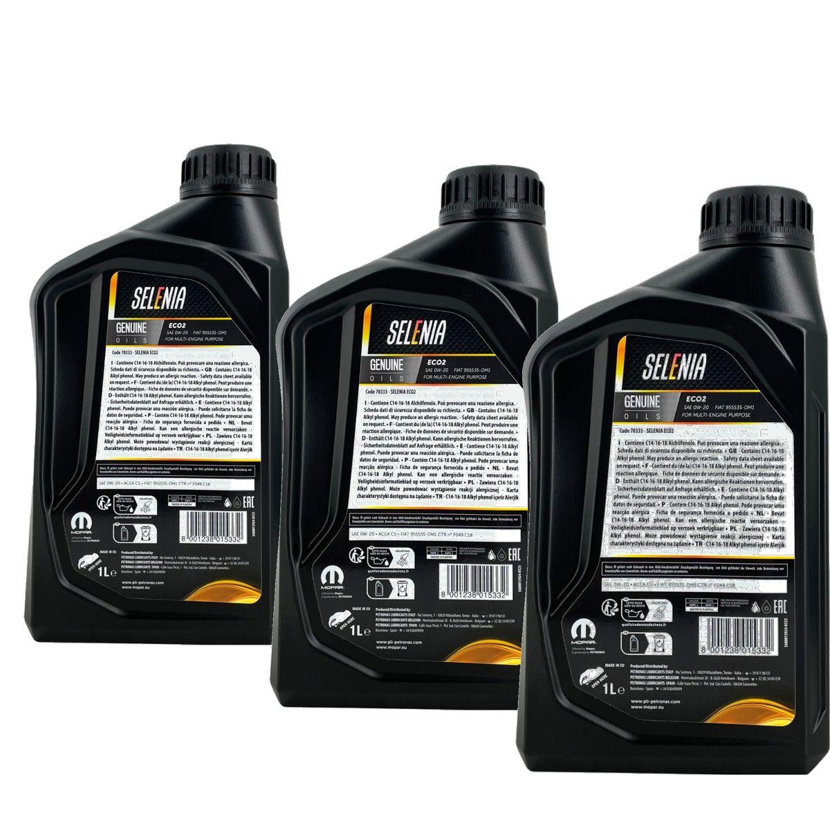 Selenia Eco2 Plus 0W-20 3x1 Liter