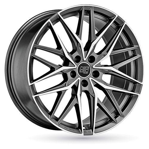 MSW (OZ) MSW 50 matt gun metal full polished 9.5Jx20 5x112 ET50