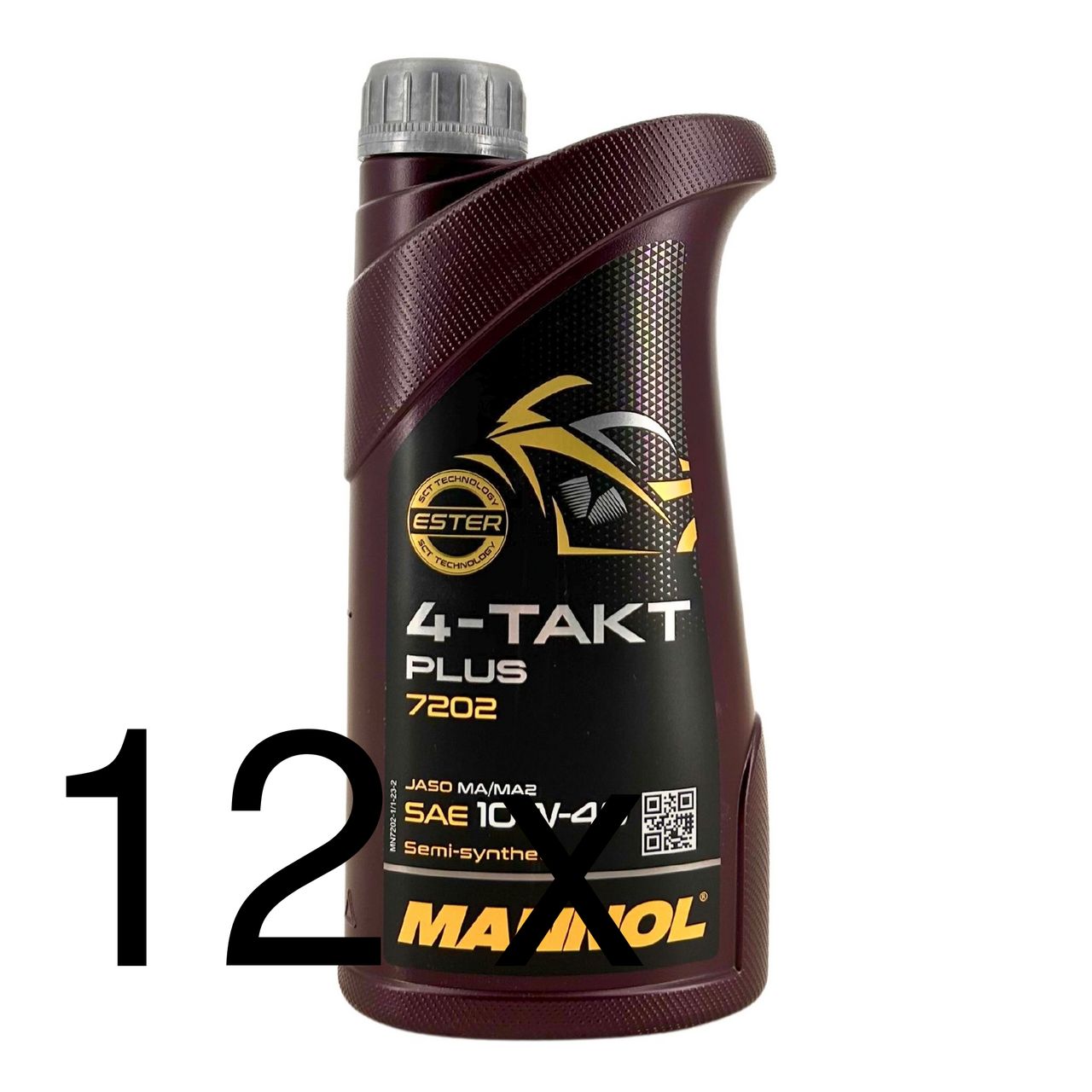 Mannol 4-Takt Plus 10W-40 12x1 Liter