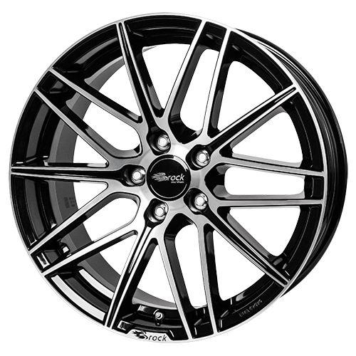 BROCK B34 schwarz glanz voll-poliert (sgvp) 8.0Jx18 5x100 ET38