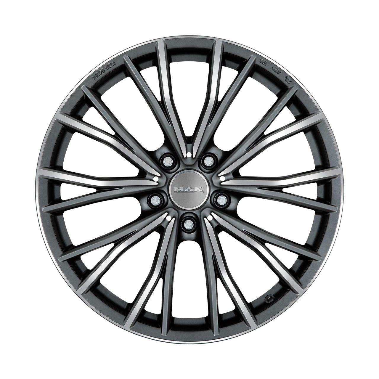 MAK MARK-D gun metal mirror face 9.0Jx20 5x120 ET35