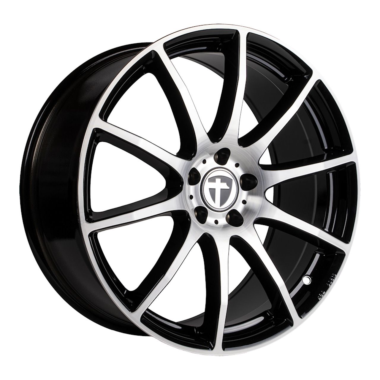 TOMASON TN1 FLOW black polished 9.0Jx20 5x112 ET45