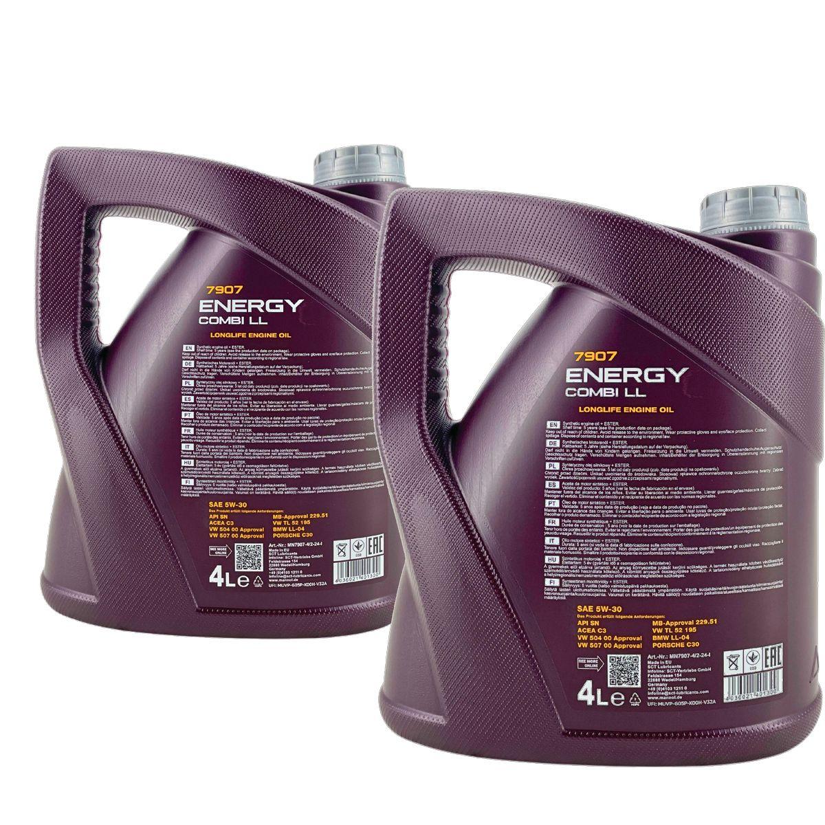 Mannol Energy Combi LL 5W-30 2x4 Liter
