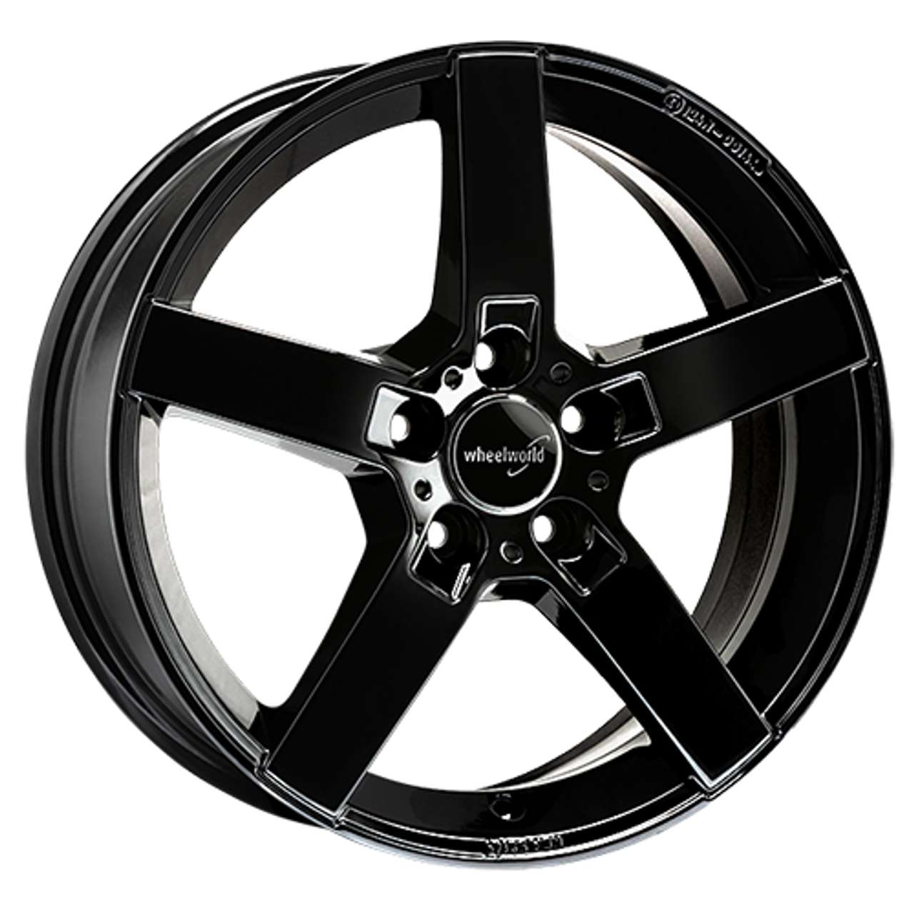WHEELWORLD-2DRV WH31 black glossy painted 8.0Jx18 5x120 ET43