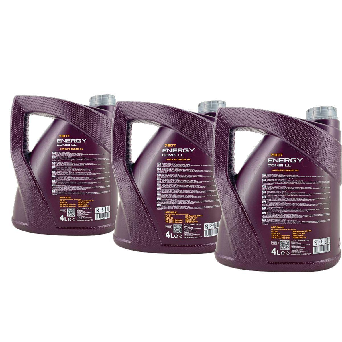 Mannol Energy Combi LL 5W-30 3x4 Liter