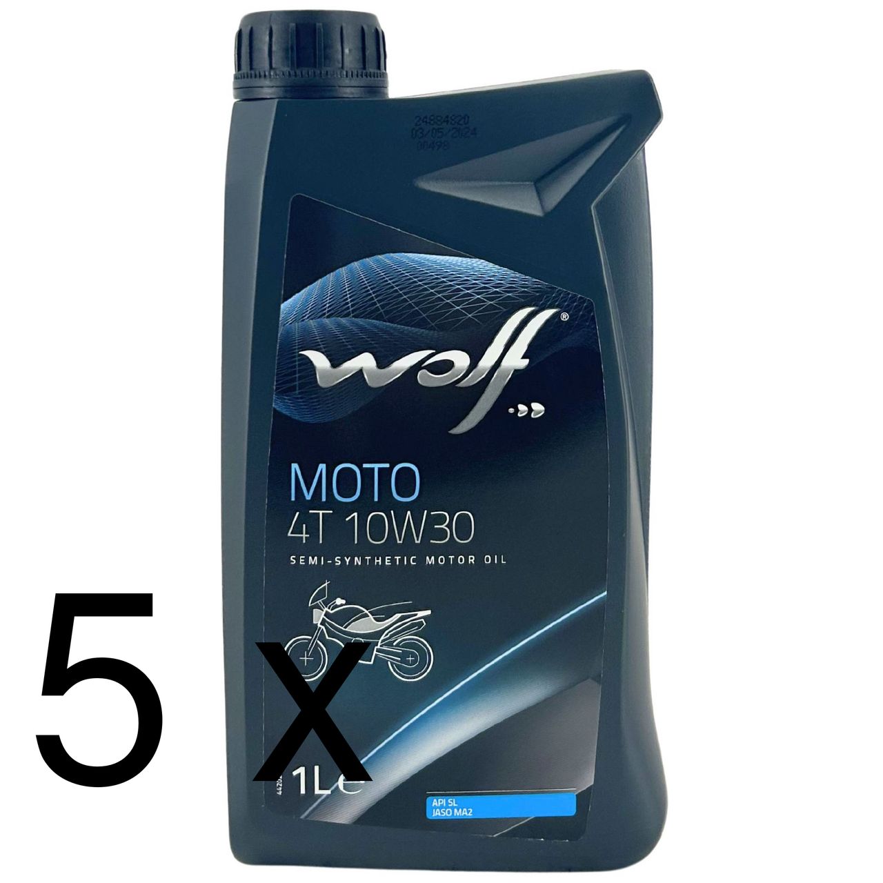 Wolf Moto 4T 10W-30 5x1 Liter