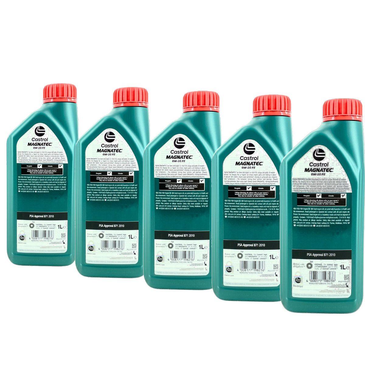 Castrol Magnatec 0W-20 FE 5x1 Liter