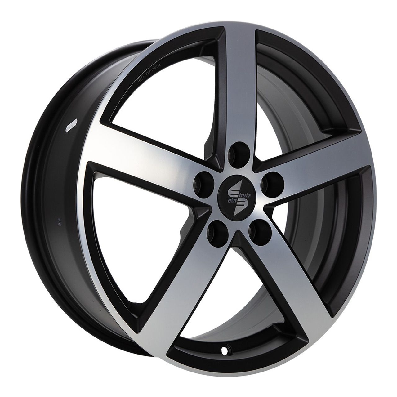 ETABETA EROS black matt full polished 6.5Jx16 5x112 ET46