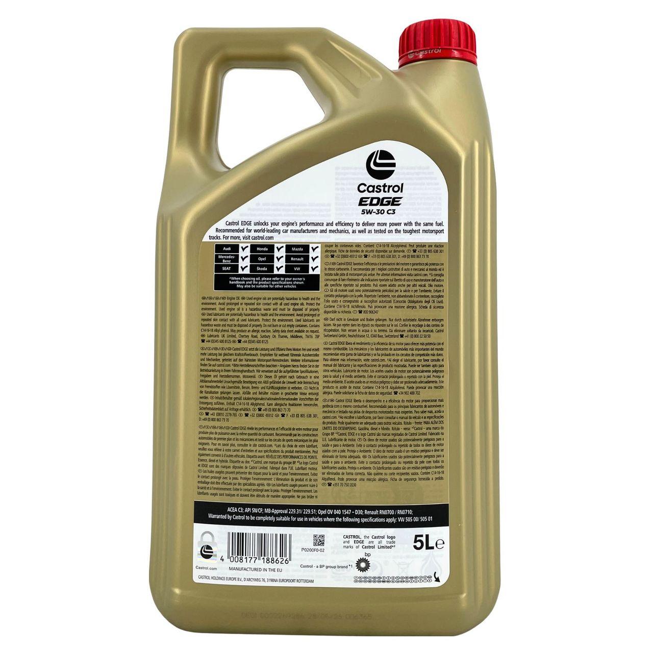 Castrol Edge 5W-30 C3 5 Liter