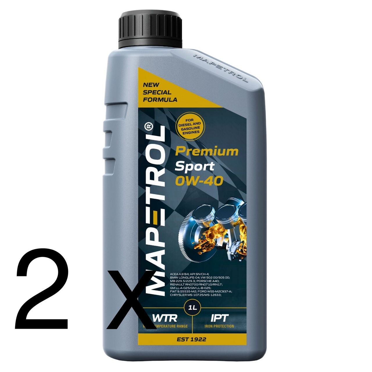 Mapetrol Premium Sport 0W-40 2x1 Liter