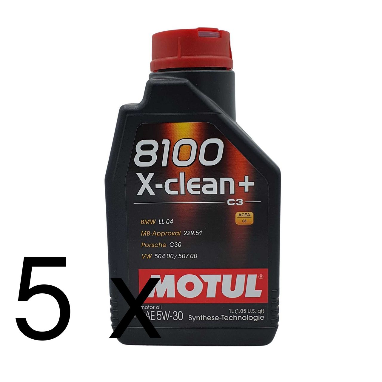Motul 8100 X-clean+ 5W-30 5x1 Liter