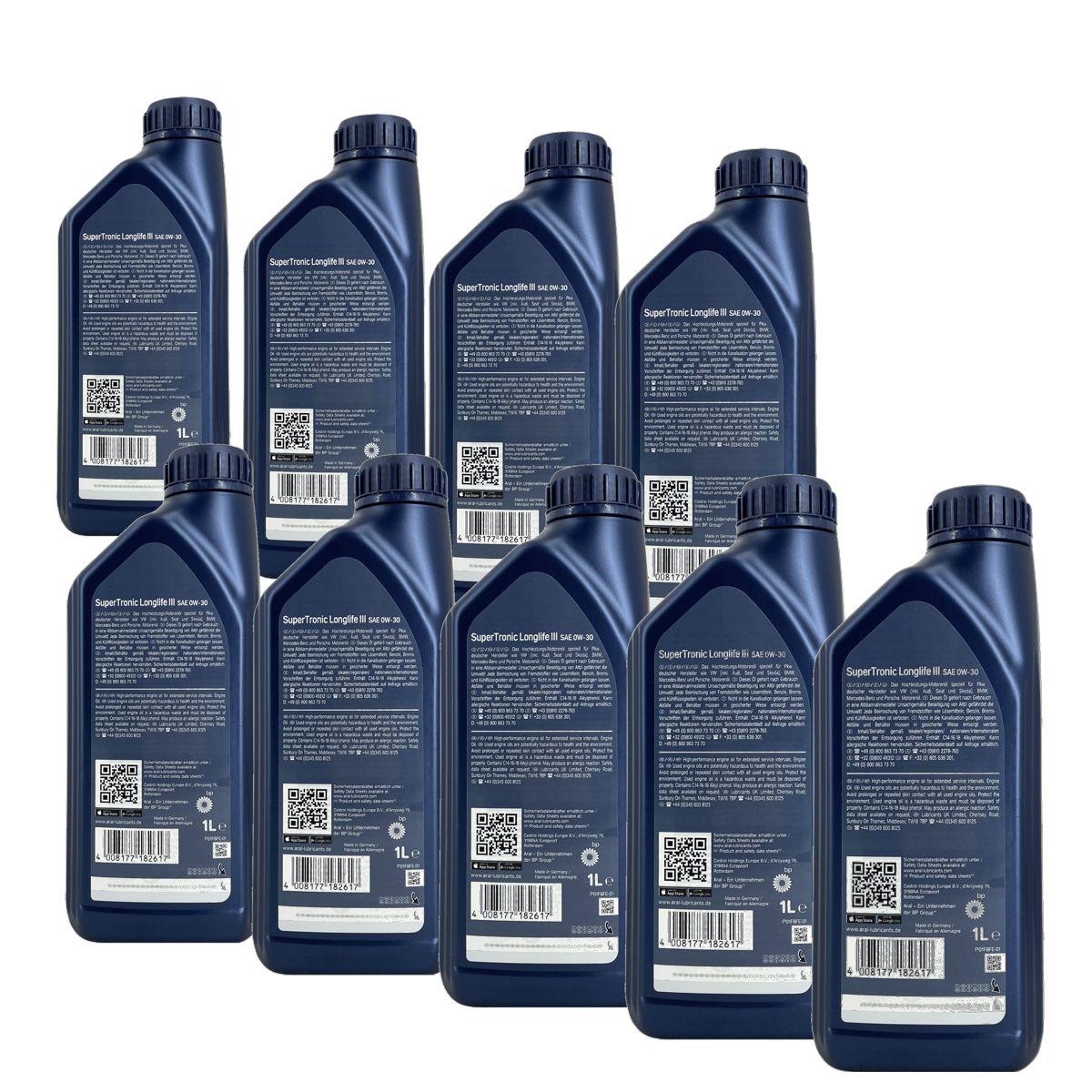 Aral SuperTronic LL III/3 0W-30 9x1 Liter
