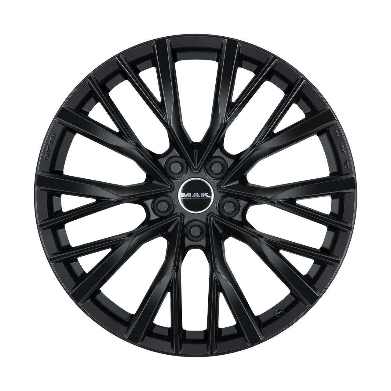 MAK KENT gloss black 9.0Jx22 5x108 ET43