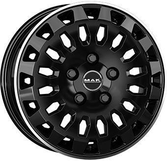 MAK OVERLAND gloss black mirror ring 8.0Jx18 6x130 ET53