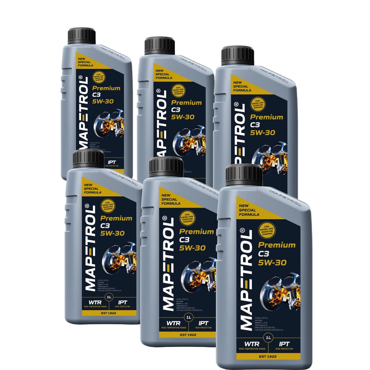 Mapetrol Premium C3 5W-30 6x1 Liter