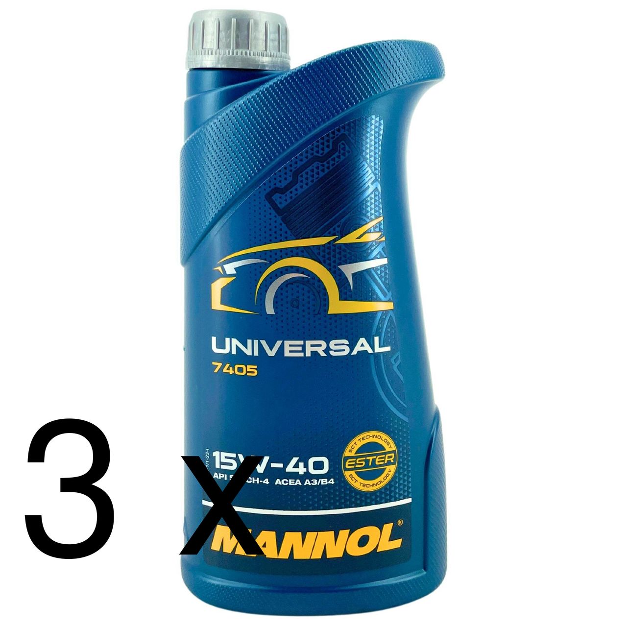 Mannol Universal 15W-40 3x1 Liter Mannol Universal 15W-40 3x1 Liter