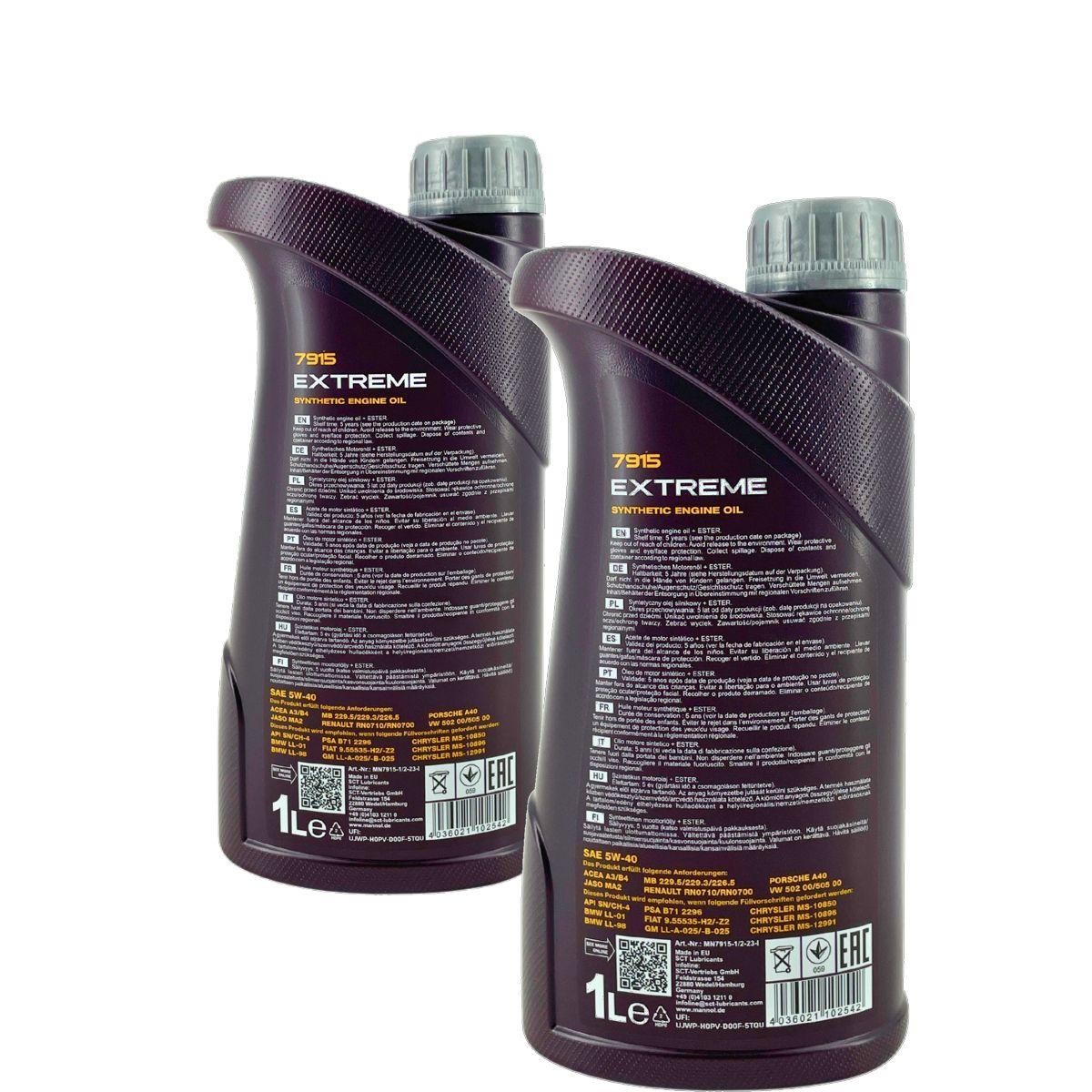 Mannol Extreme 5W-40 2x1 Liter
