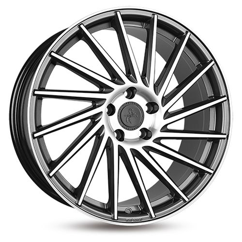 KESKIN KT17 HURRICANE palladium front polished 8.5Jx19 5x112 ET30