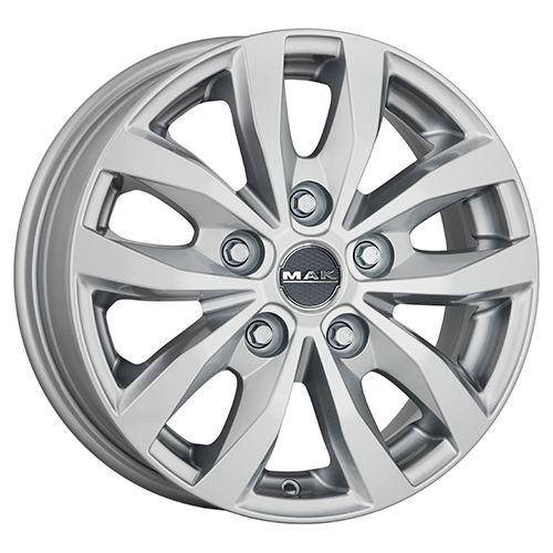 MAK LOAD 5 silber 7.0Jx17 5x120 ET55