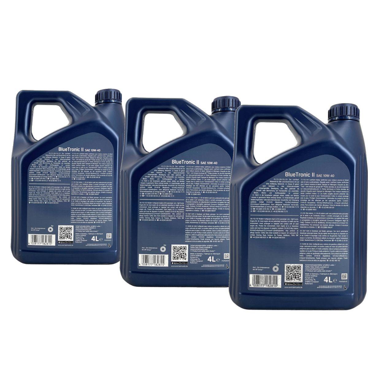 Aral BlueTronic II 10W-40 3x4 Liter