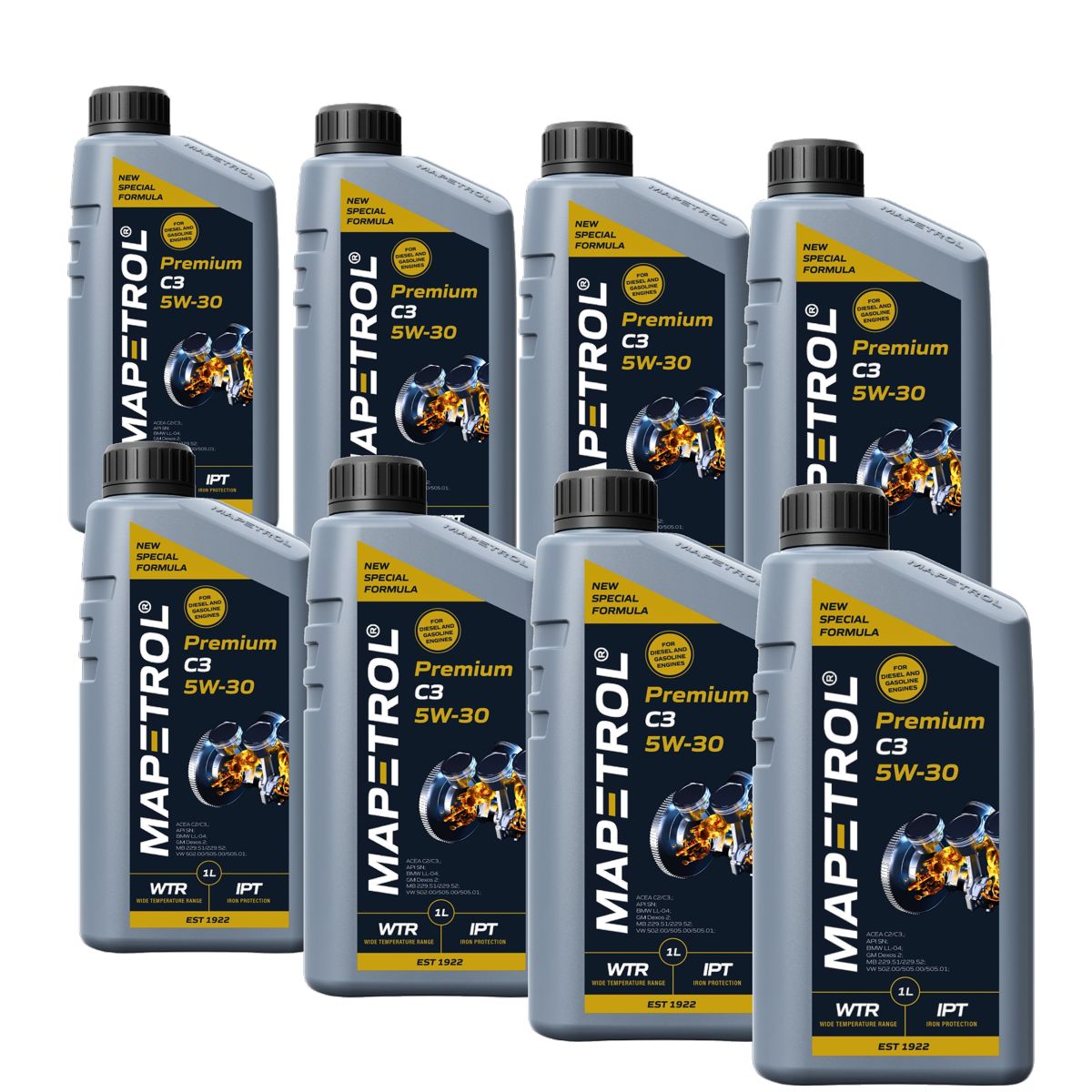Mapetrol Premium C3 5W-30 8x1 Liter