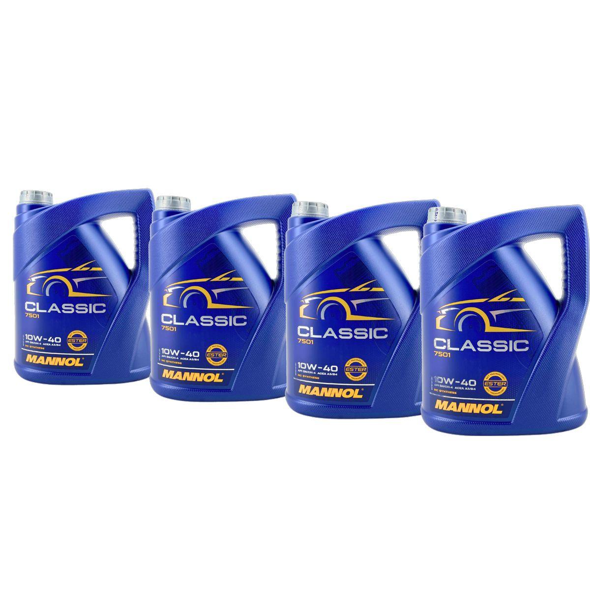 Mannol Classic 10W-40 4x5 Liter