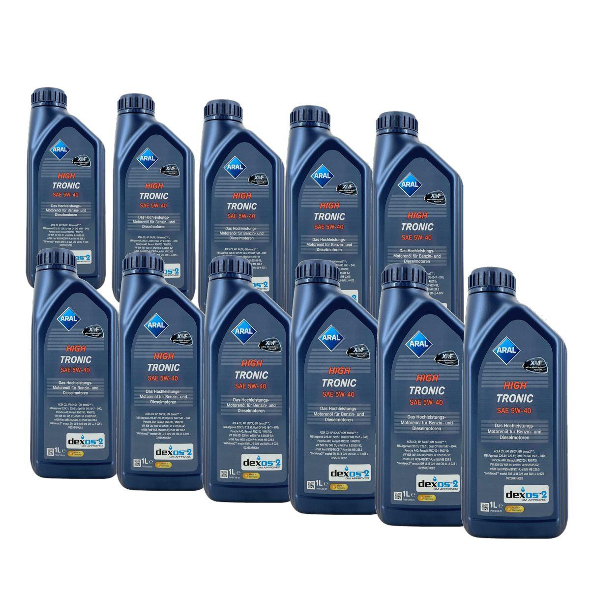 Aral HighTronic 5W-40 11x1 Liter