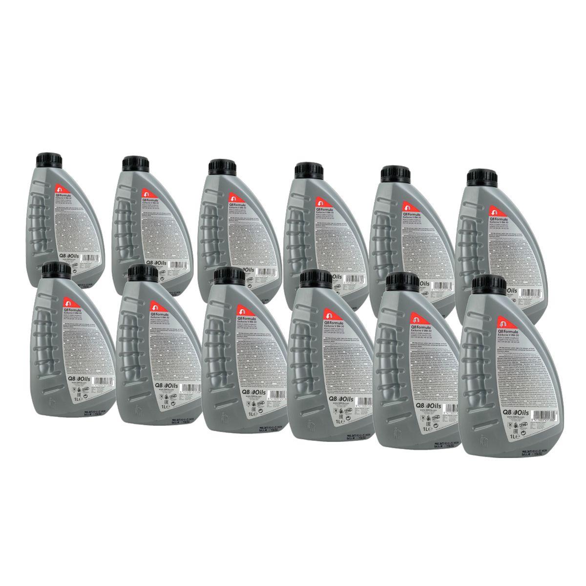 Q8 Formula Exclusive V 0W-30 12x1 Liter