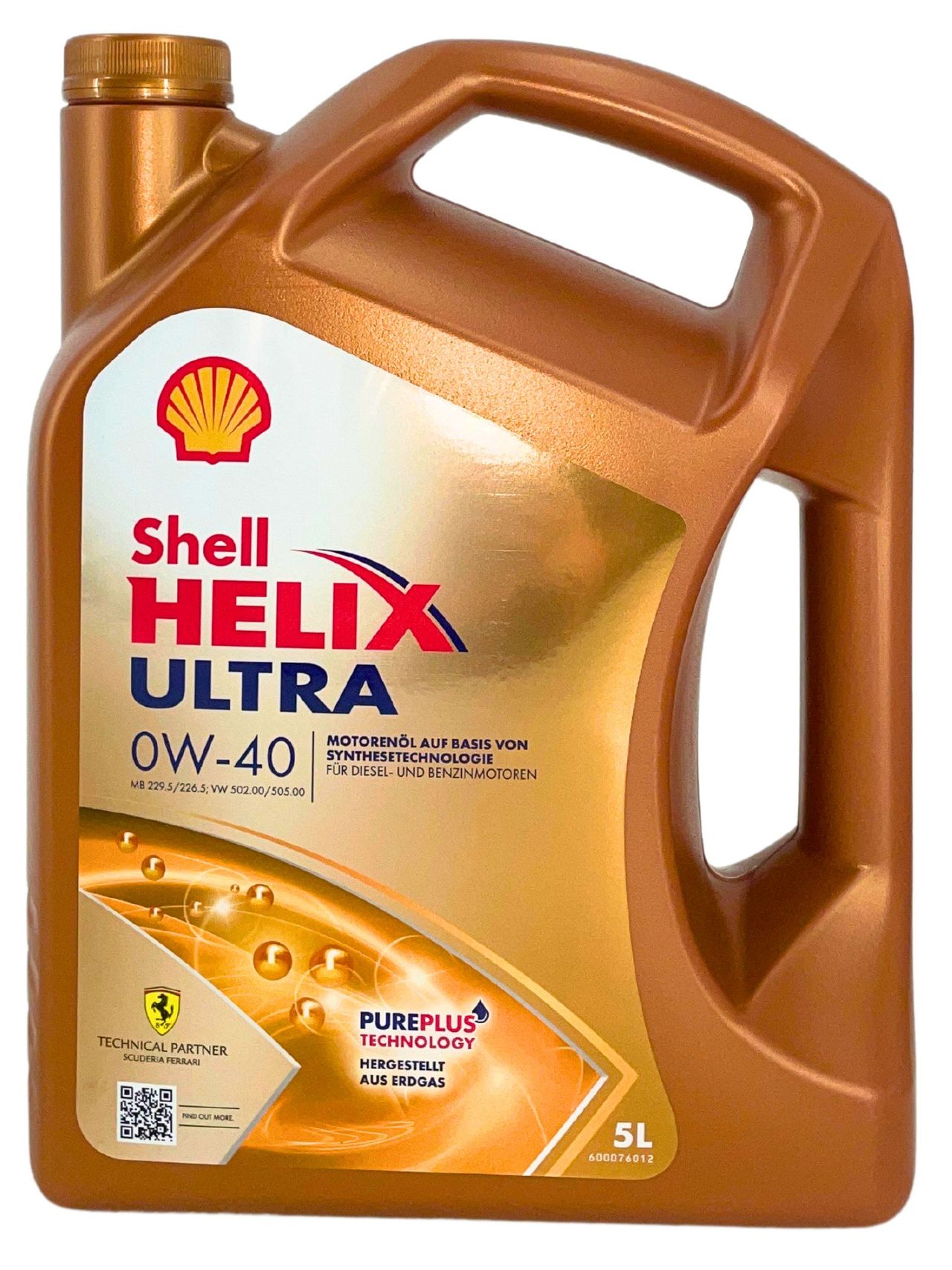 Shell Helix Ultra 0W-40 5 Liter