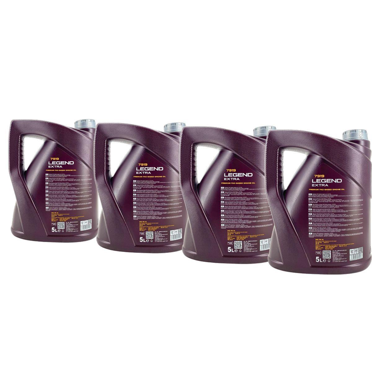 Mannol Legend Extra 0W-30 4x5 Liter