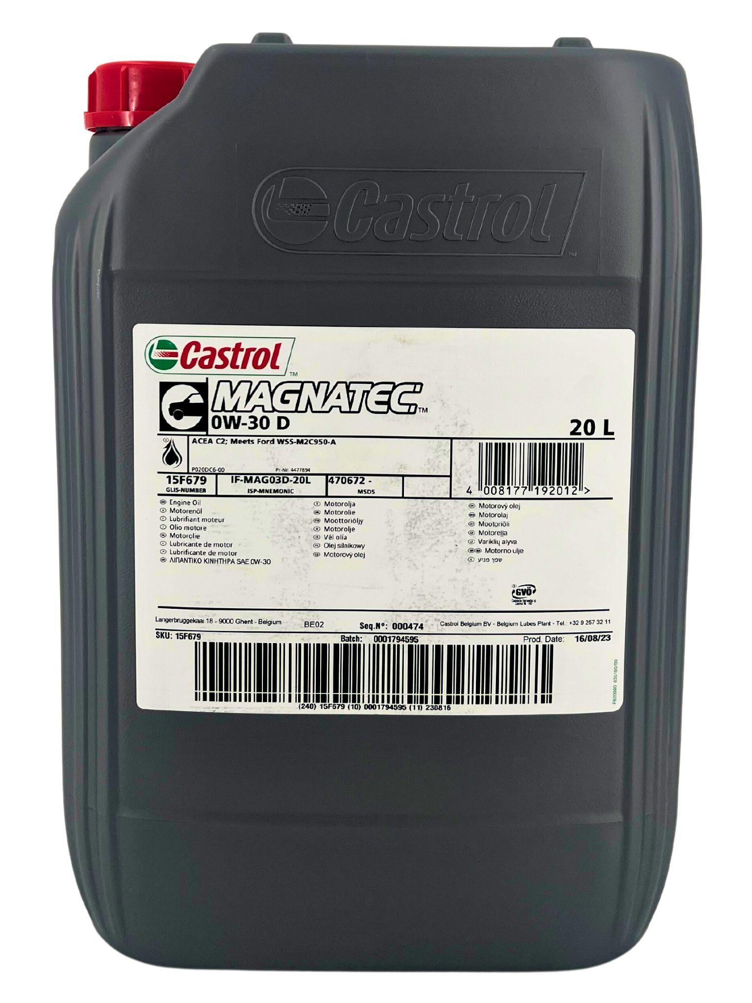 Castrol Magnatec 0W-30 20 Liter