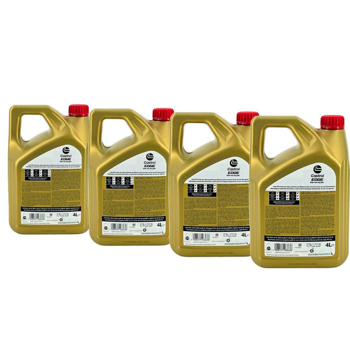 Castrol Edge 0W-40 A3/B4 4x4 Liter