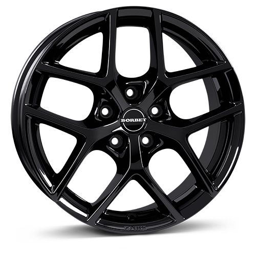 BORBET DESIGN Y schwarz glänzend 8.0Jx18 5x112 ET37