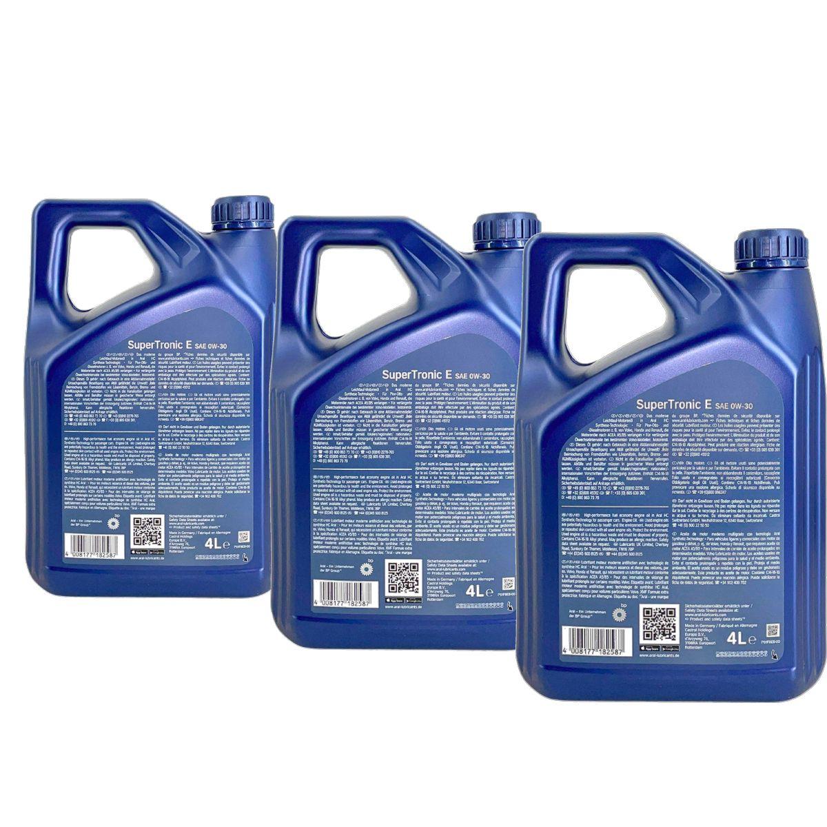 Aral SuperTronic E 0W-30 3x4 Liter