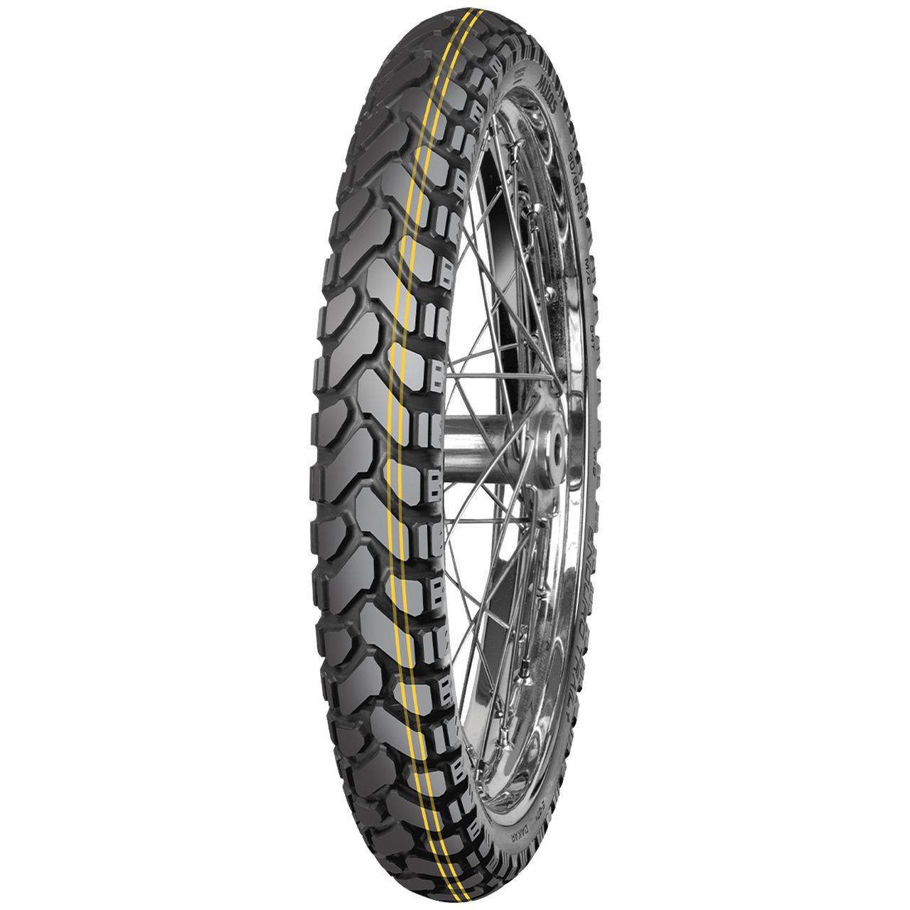 MITAS ENDURO TRAIL+ (E-07+) DAKAR (YELLOW) 120/70 B19 TL 60T FRONT M+S