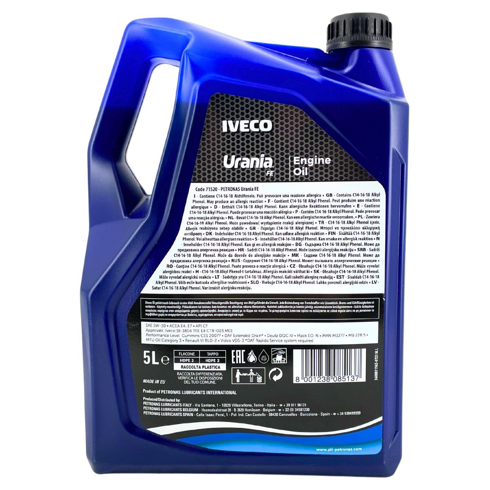 Iveco Urania FE 5W-30 5 Liter