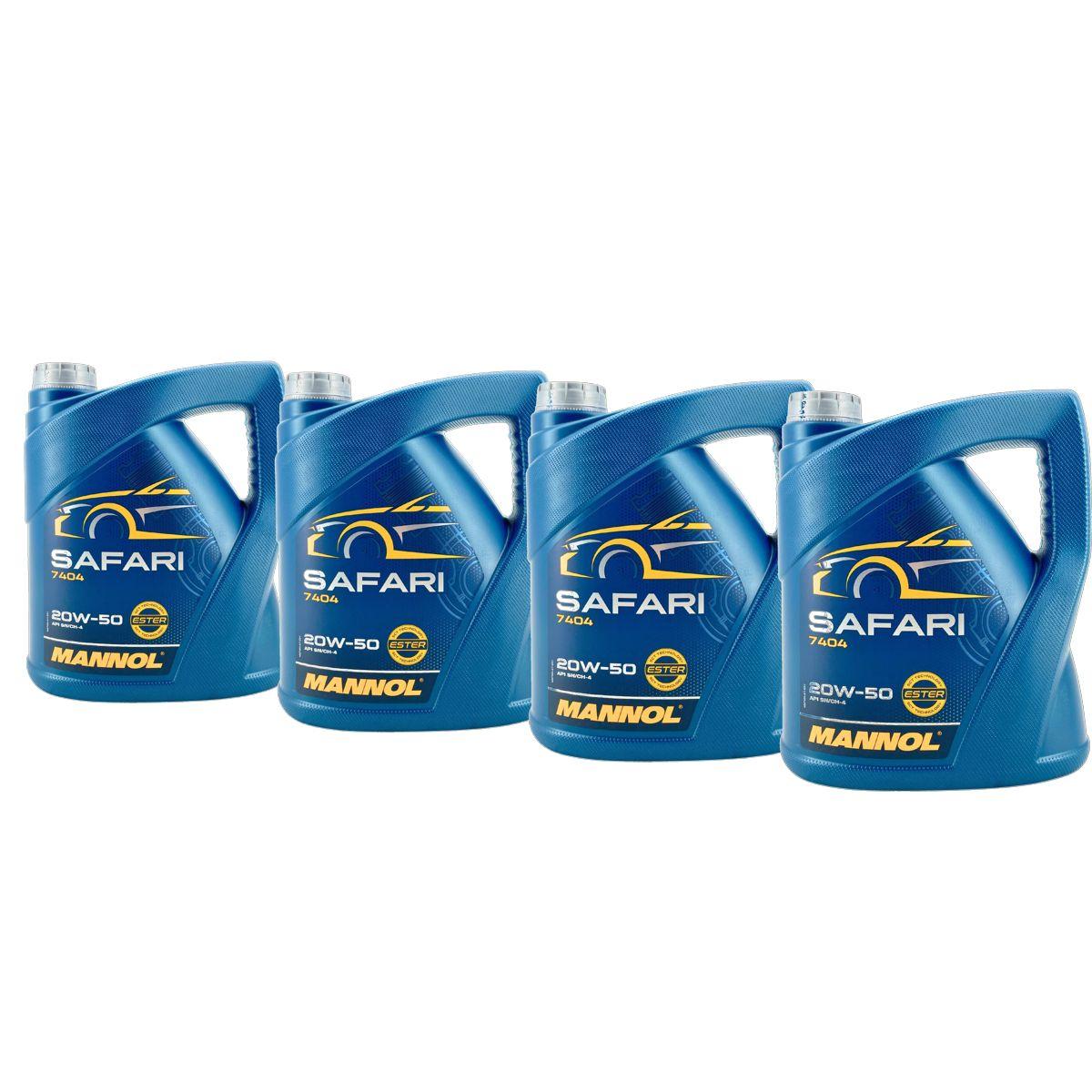 Mannol Safari 20W-50 4x4 Liter