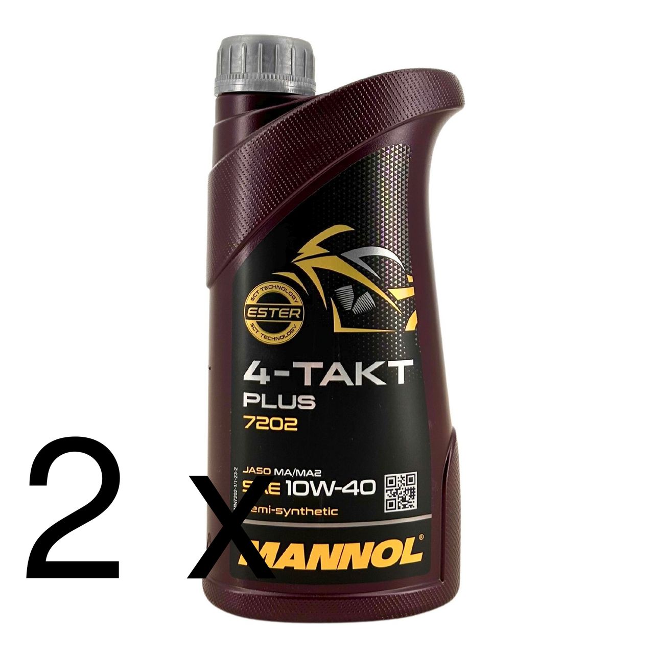 Mannol 4-Takt Plus 10W-40 2x1 Liter Mannol 4-Takt Plus 10W-40 2x1 Liter