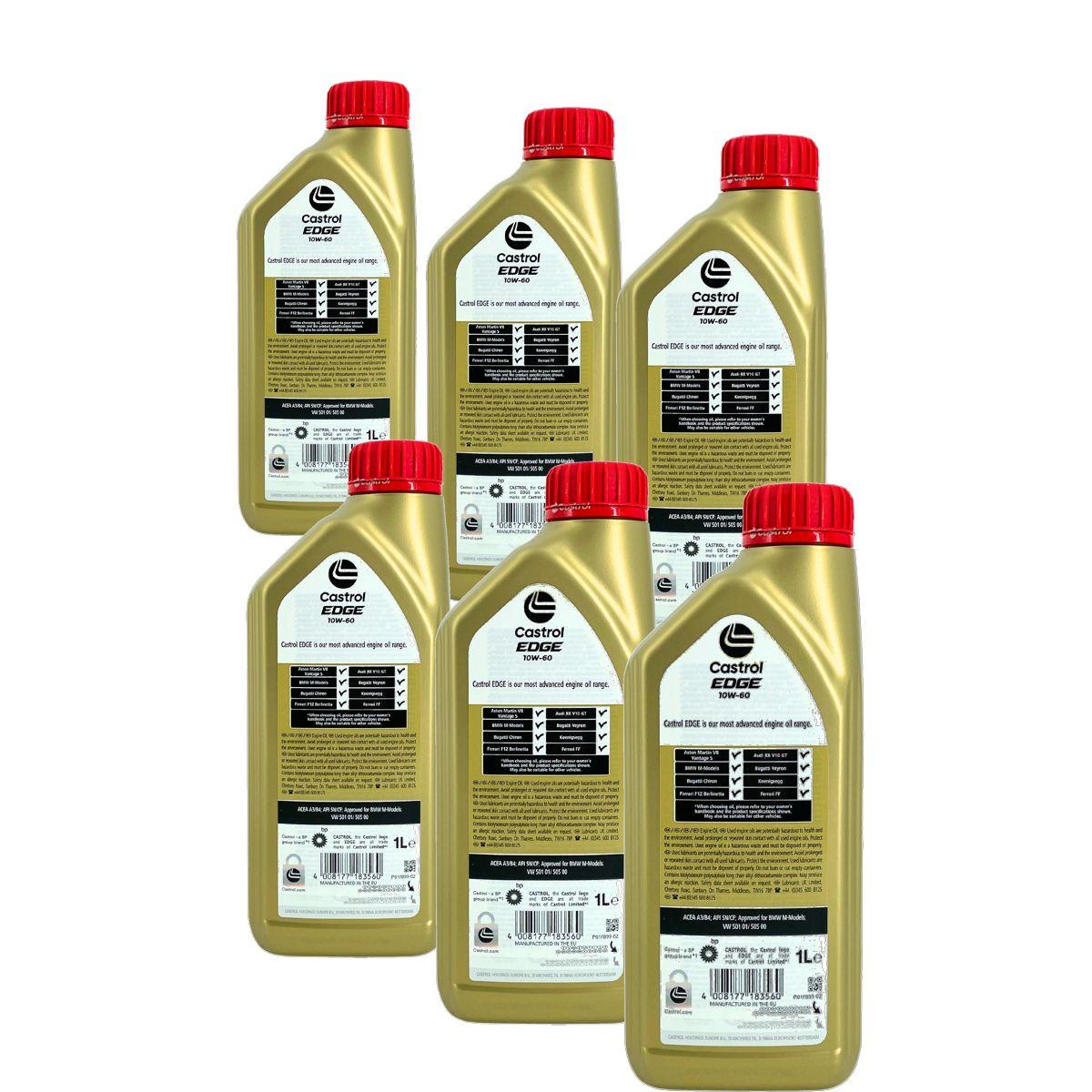 Castrol Edge 10W-60 6x1 Liter