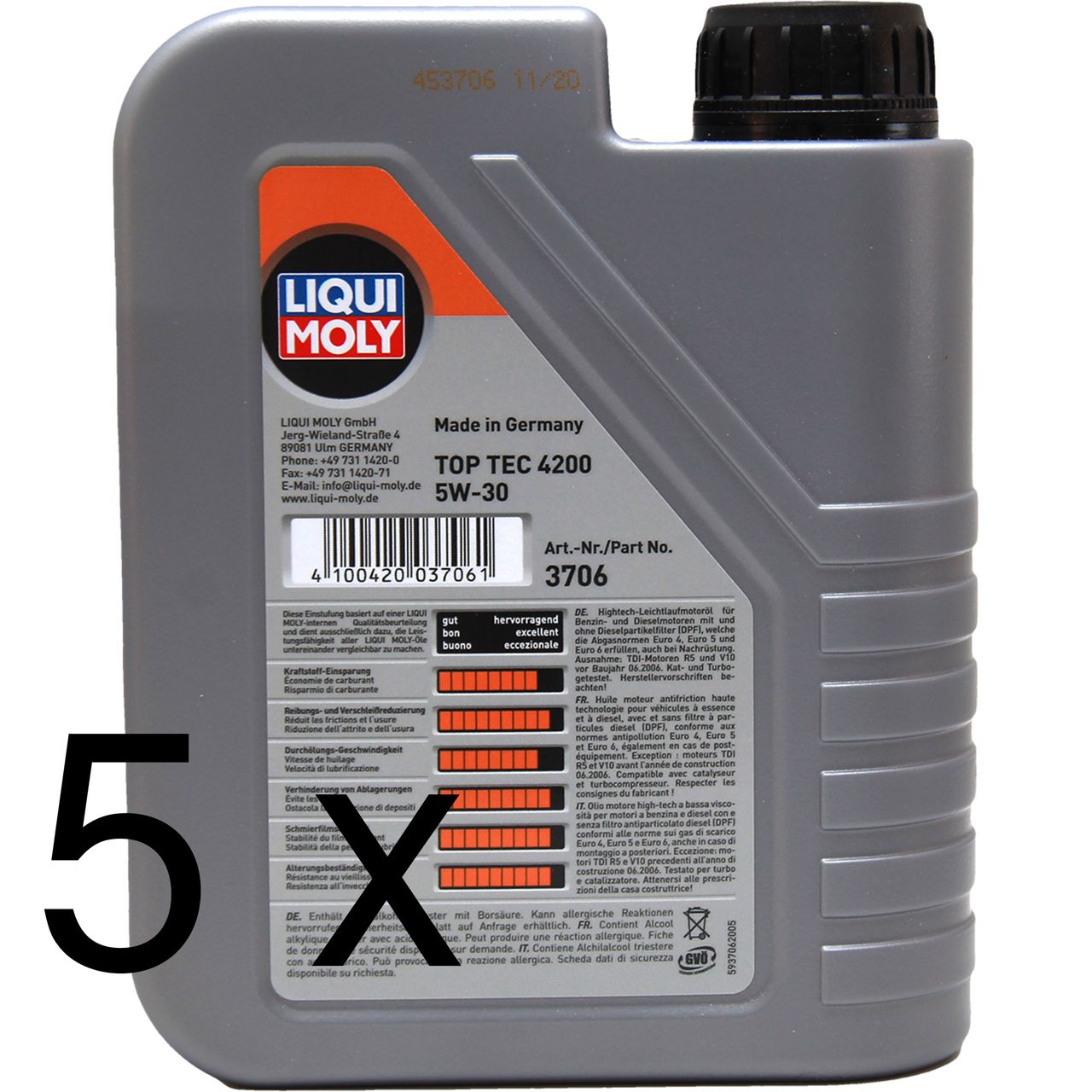 Liqui Moly Top Tec 4200 5W-30 5x1 Liter