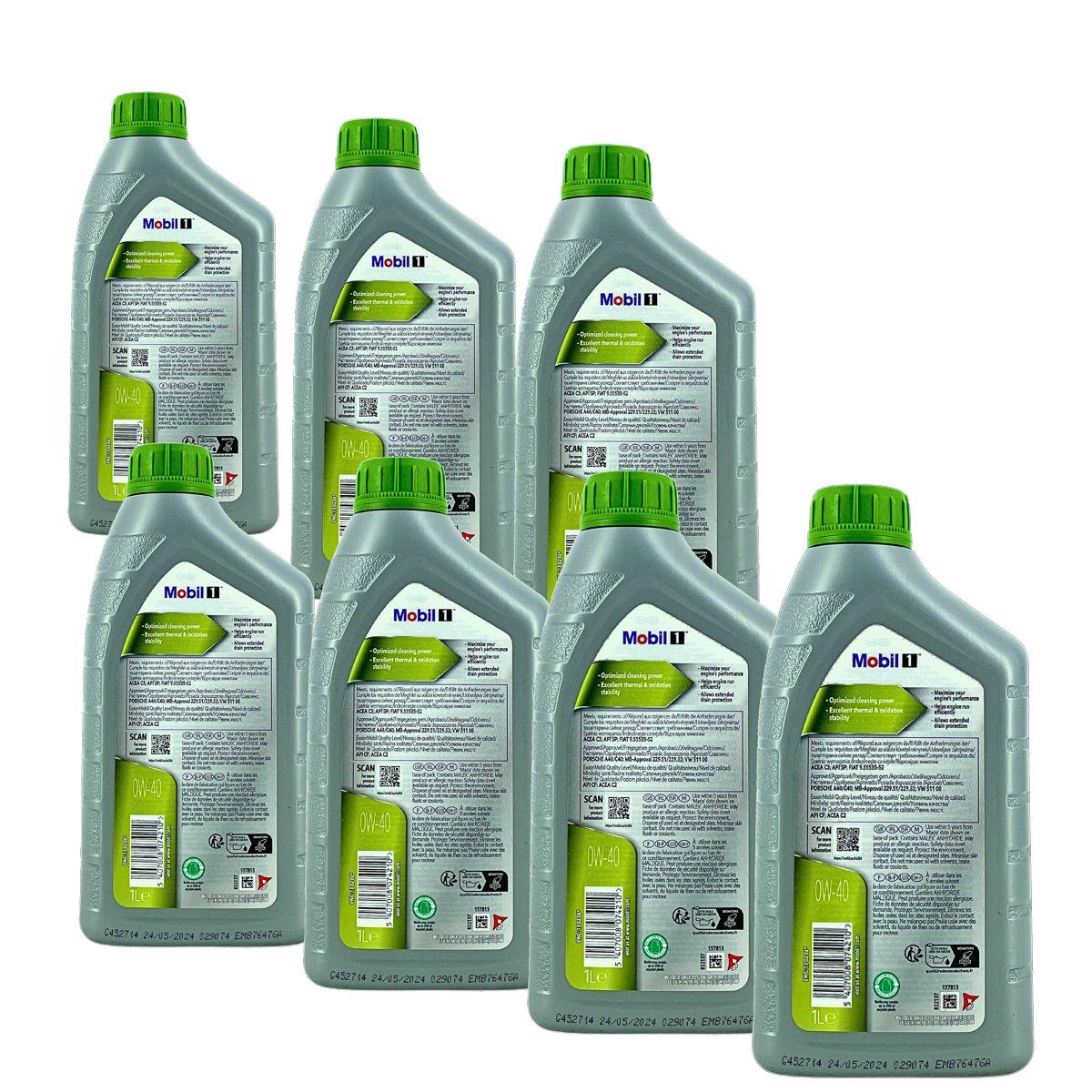 Mobil 1 ESP X4 0W-40 7x1 Liter