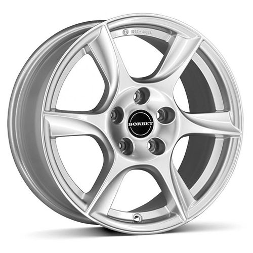 BORBET DESIGN TL brillantsilber 5.5Jx15 5x100 ET40