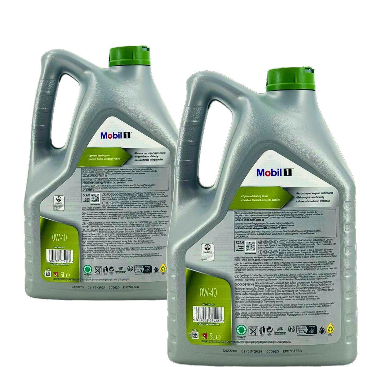 Mobil 1 ESP X4 0W-40 2x5 Liter