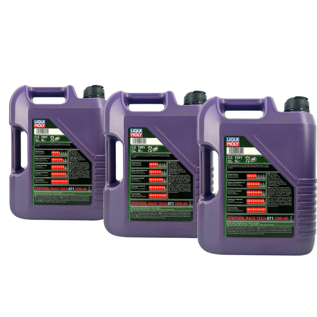 Liqui Moly Synthoil Race Tech GT1 10W-60 3x5 Liter