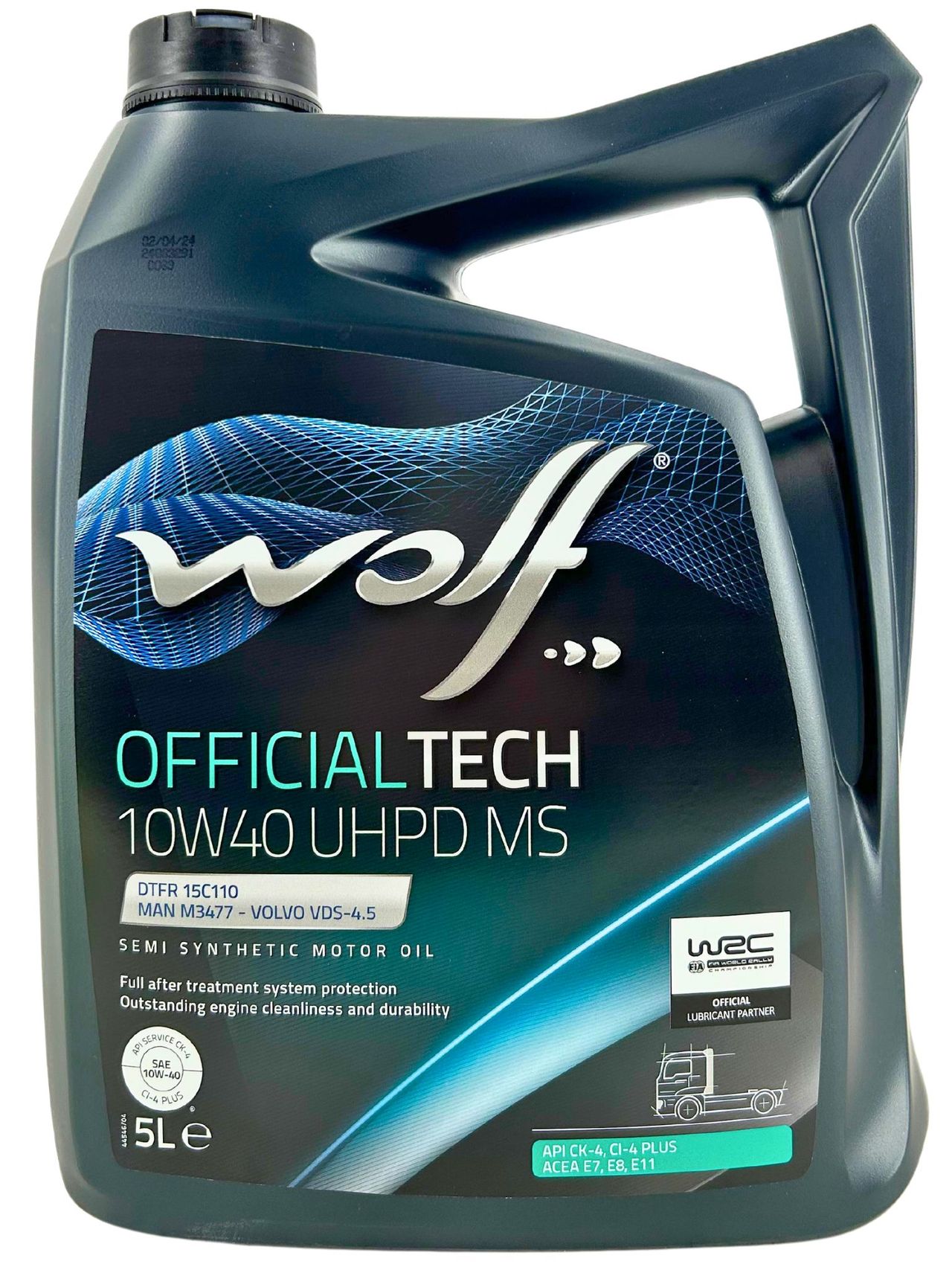 Wolf OfficialTech 10W-40 UHPD MS 5 Liter