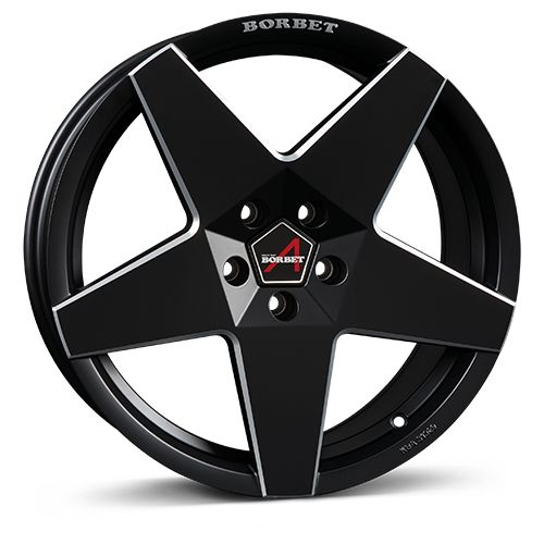 BORBET DESIGN A schwarzmatt 8.0Jx18 5x112 ET37