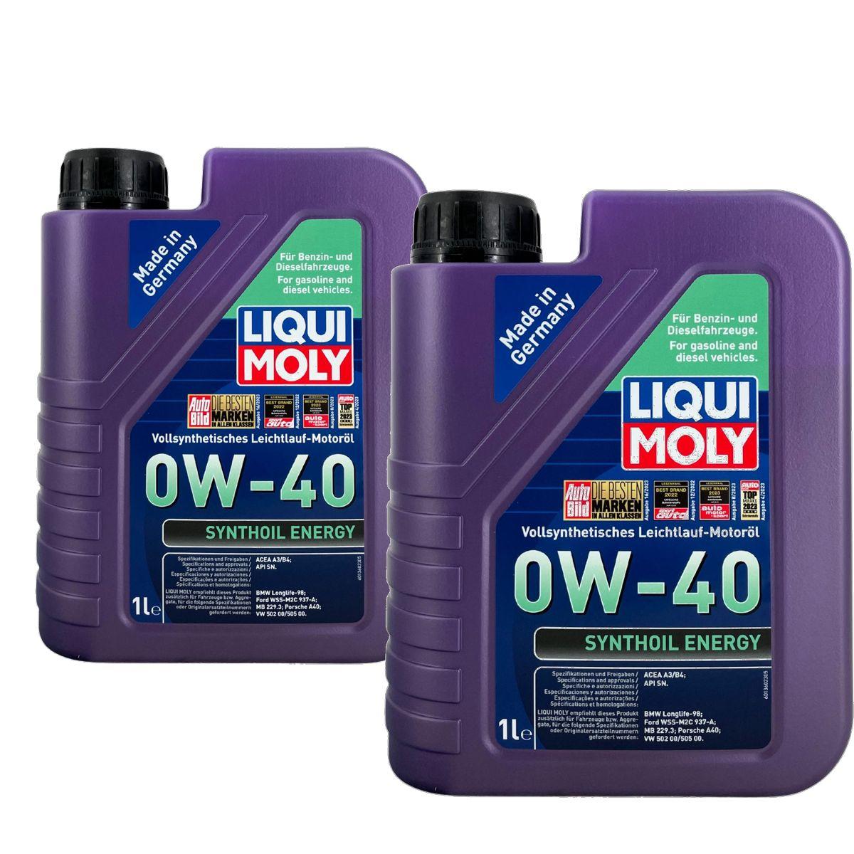 Liqui Moly Synthoil Energy 0W-40 2x1 Liter