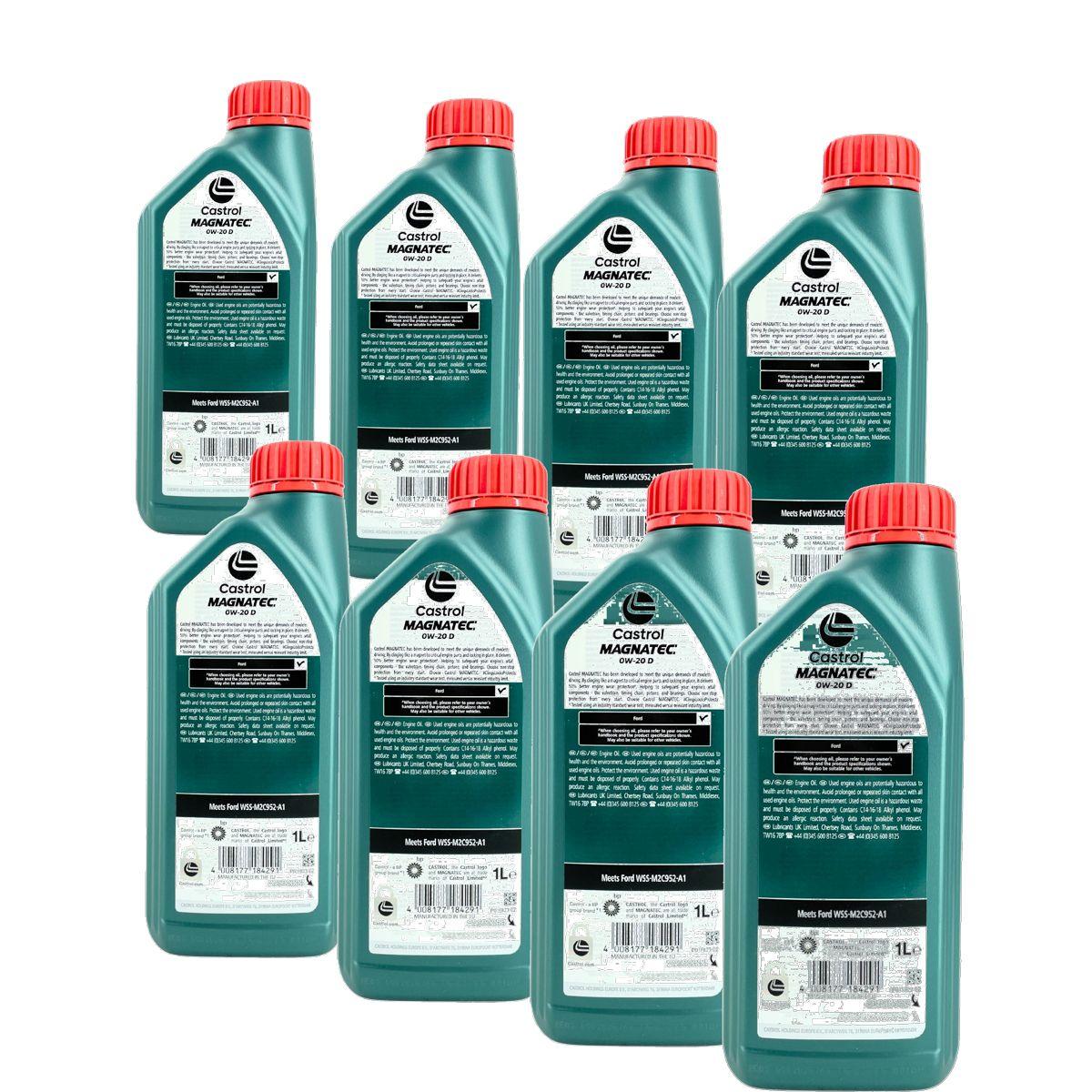 Castrol Magnatec Diesel 0W-20 8x1 Liter